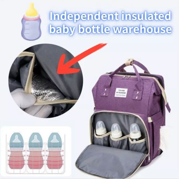 👶🍼Multi Diaper Bag With Baby Bed Crib Backpack - Picture 5 of 10